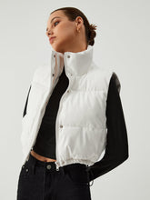 Warm Embrace Puffer Quilted Mock Neck Vest